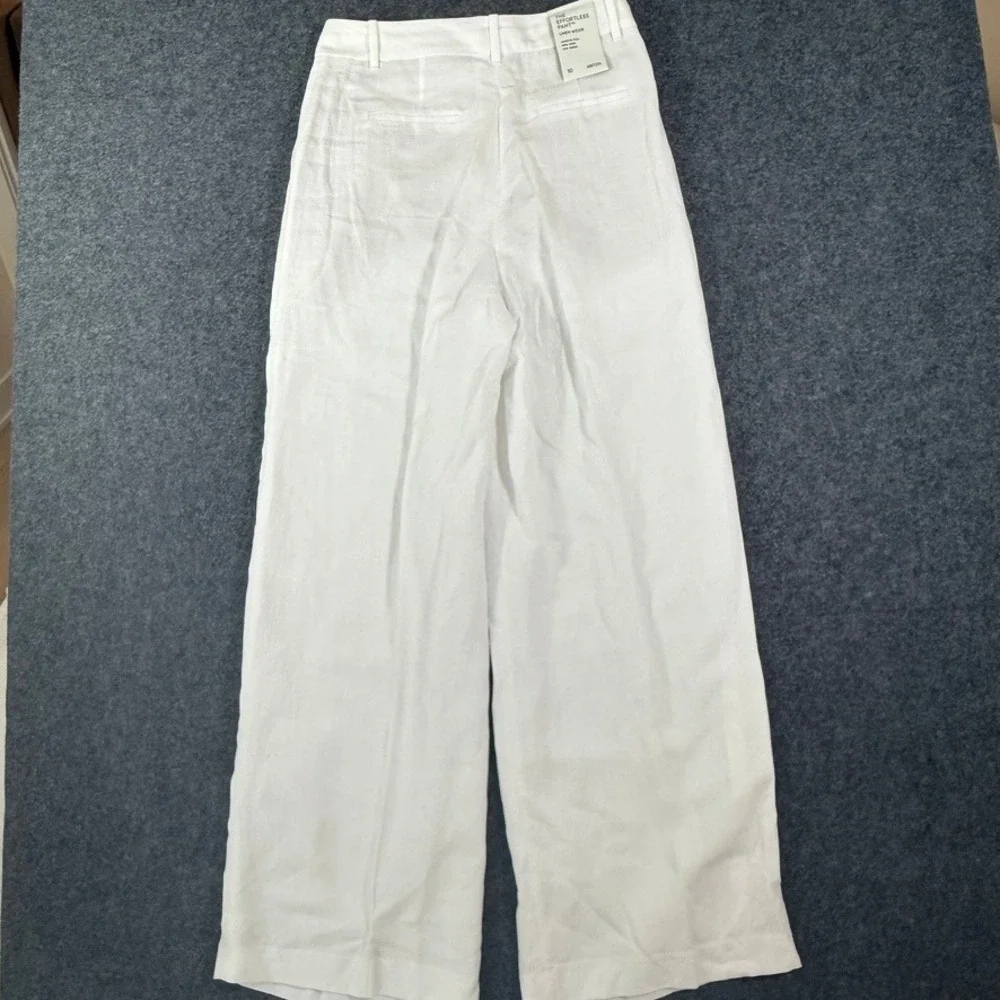 Aritzia White Wide Leg Pants